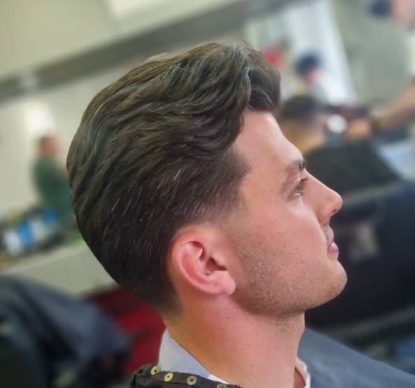 Long hair deals low taper fade